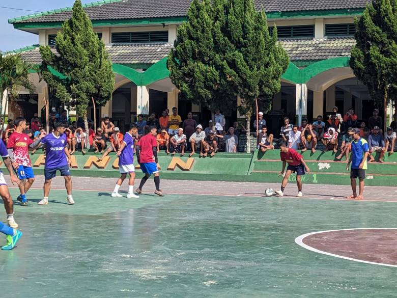 Laga Final Futsal WBP Lapas Kelas I Malang Rayakan HDKD & HUT RI 2023